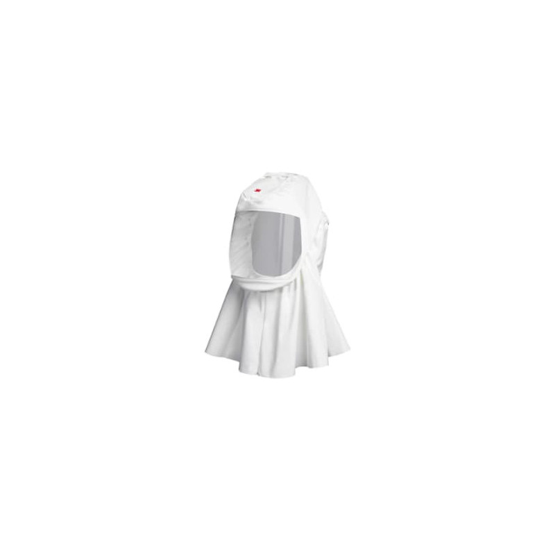 Cagoule de soudure active (PAPR) | 3M | LEGERE VERSAFLO BLANCHE RESISTANTE AUX PRODUITS CHIMIQUES HARNAIS